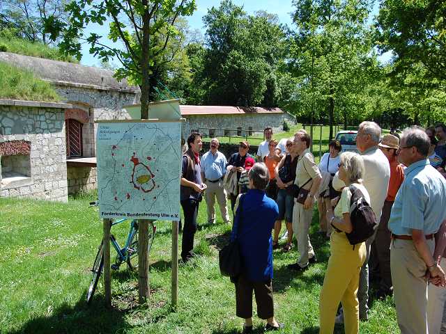 Informationen zur Festung und Denkmalschutz. Foto: R. Hebenstreit